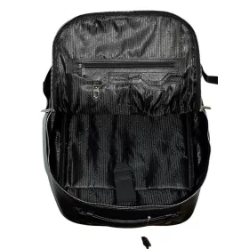   Rialto olasz, sötétpiros színű bőr laptoptartós hátizsák 40×32 cm
