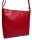 Rialto piros színű női bőr válltáska 26 × 26 cm