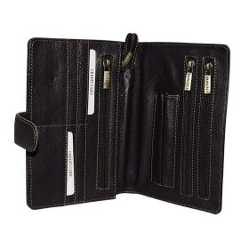   Rialto olasz férfi sötétbarna bőr autóstáska, mappa, irattartó 22×15 cm