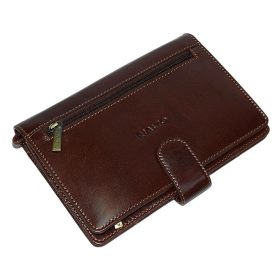   Rialto olasz férfi barna bőr autóstáska, mappa, irattartó 22×15 cm