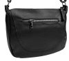 Rialto fekete női bőr válltáska 26 x 20 cm
