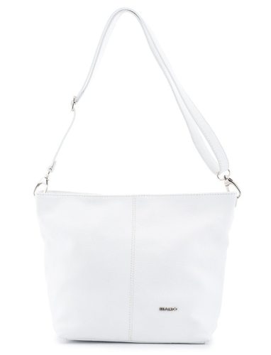 Rialto fehér női bőr válltáska, levehető pántos 23x25x13 cm