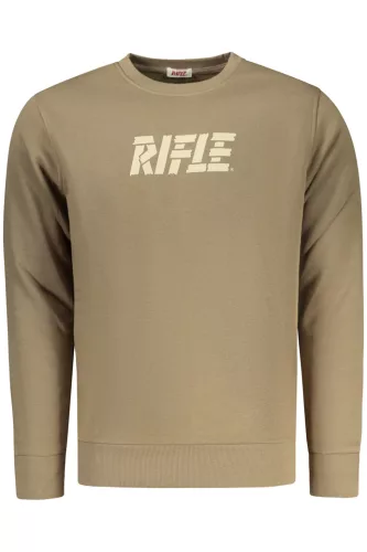 Rifle férfi cipzáras pulóver barna