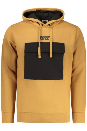 Rifle férfi cipzáras pulóver barna