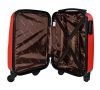 Rhino piros színű, kemény falú, Wizzair, Ryanair kabin bőrönd 40 cm