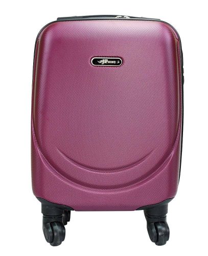 Rhino lila színű, keményfalú, Wizzair, Ryanair kabin bőrönd 