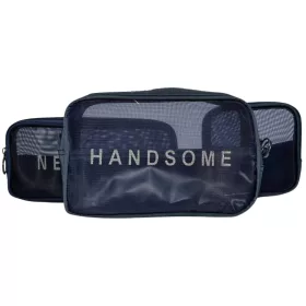 Rhinobags kék neszeszer, kozmetikai táska szett
