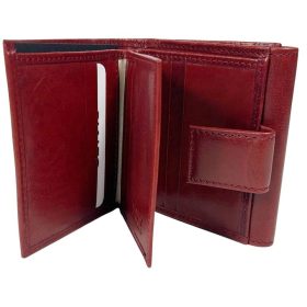 Rialto piros fekvő bőr női pénztárca