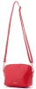 Rialto olasz piros női bőr oldaltáska, crossbody 21 × 15 × 6,5 cm