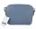 Rialto olasz petrolkék női bőr oldaltáska, crossbody 21 × 15 × 6,5 cm
