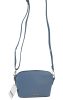Rialto olasz petrolkék női bőr oldaltáska, crossbody 21 × 15 × 6,5 cm