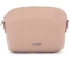Rialto olasz púderszín női bőr oldaltáska, crossbody 21 × 15 × 6,5 cm