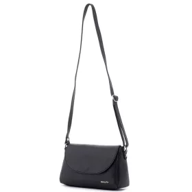   Rialto fekete női bőr válltáska, crossbody 24 x 15 x 5 cm