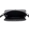 Rialto fekete női bőr válltáska, crossbody 24 x 15 x 5 cm