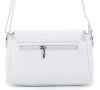 Rialto fehér női bőr válltáska, crossbody 24 x 15 x 5 cm