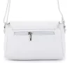 Rialto fehér női bőr válltáska, crossbody 24 x 15 x 5 cm