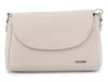 Rialto bézs női bőr válltáska, crossbody 24 x 15 x 5 cm