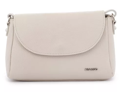 Rialto bézs női bőr válltáska, crossbody 24 x 15 x 5 cm