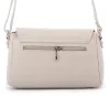 Rialto bézs női bőr válltáska, crossbody 24 x 15 x 5 cm