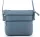 Rialto olasz petrolkék női bőr oldaltáska, crossbody 18 x 18 x 4,5 cm