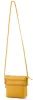 Rialto olasz sárga női bőr oldaltáska, crossbody 18 x 18 x 4,5 cm