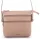 Rialto olasz púderszín női bőr oldaltáska, crossbody 18 x 18 x 4,5 cm