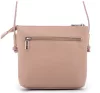 Rialto olasz púderszín női bőr oldaltáska, crossbody 18 x 18 x 4,5 cm