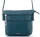 Rialto olasz türkizzöld női bőr oldaltáska, crossbody 18 x 18 x 4,5 cm