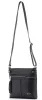 Rialto fekete női bőr válltáska, crossbody 22 x 22 x 4 cm