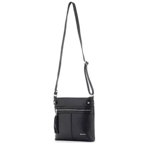   Rialto fekete női bőr válltáska, crossbody 22 x 22 x 4 cm