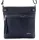 Rialto sötétkék női bőr válltáska, crossbody 22 x 22 x 4 cm