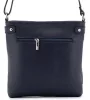 Rialto sötétkék női bőr válltáska, crossbody 22 x 22 x 4 cm