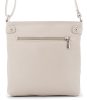 Rialto bézs női bőr válltáska, crossbody 22 x 22 x 4 cm