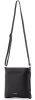 Rialto fekete női bőr válltáska, crossbody 24 x 23 x 4 cm
