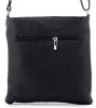 Rialto fekete női bőr válltáska, crossbody 24 x 23 x 4 cm
