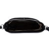 Rialto fekete női bőr válltáska, crossbody 24 x 23 x 4 cm