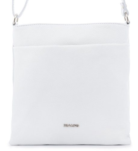 Rialto fehér női bőr válltáska, crossbody 24 x 23 x 4 cm