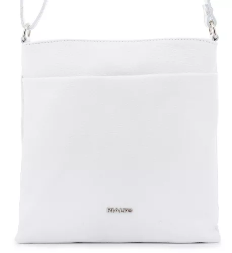 Rialto fehér női bőr válltáska, crossbody 24 x 23 x 4 cm
