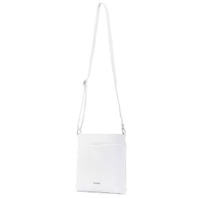   Rialto fehér női bőr válltáska, crossbody 24 x 23 x 4 cm