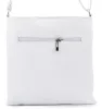 Rialto fehér női bőr válltáska, crossbody 24 x 23 x 4 cm