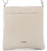 Rialto bézs női bőr válltáska, crossbody 24 x 23 x 4 cm