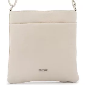 Rialto bézs női bőr válltáska, crossbody 24 x 23 x 4 cm