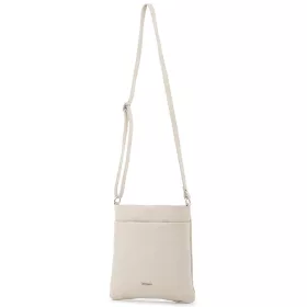 Rialto bézs női bőr válltáska, crossbody 24 x 23 x 4 cm