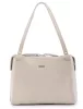 Rialto tripla rekeszes bézs női bőr válltáska 31 x 23 x 12 cm