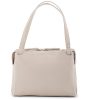 Rialto tripla rekeszes bézs női bőr válltáska 31 x 23 x 12 cm
