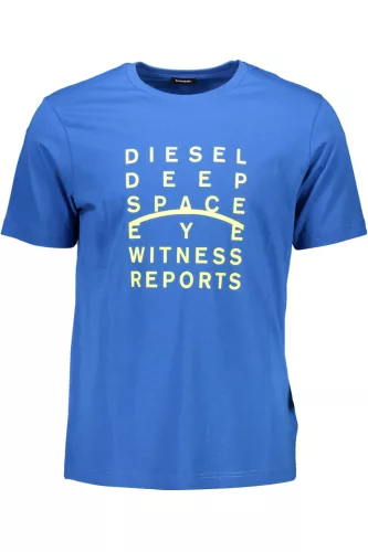 DIESEL FÉRFI RÖVID UJJÚ PÓLÓ, KÉK