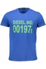 DIESEL FÉRFI RÖVID UJJÚ PÓLÓ, KÉK