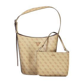 Guess bézs mintás női válltáska 24 x 28 x 16 cm