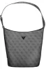 Guess Jeans Meridian II fekete női mintás válltáska szett 28 x 24 x 16 cm