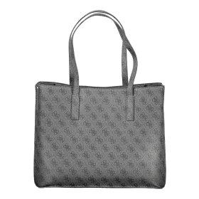   Guess Meridian II fekete mintás női válltáska 35 x 30 x 10 cm